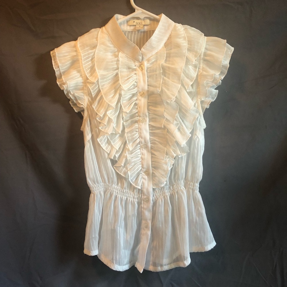 Ruffled Blouse Victorian Style